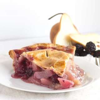 Blackberry Pear Pie