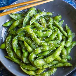 Garlic Parmesan Edamame