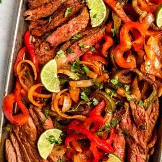 Sheet Pan Steak Fajitas Recipe