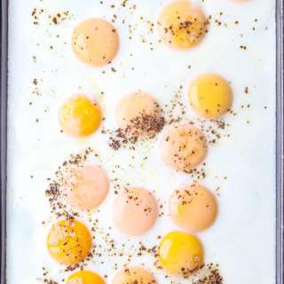 Fried Eggs In The Oven (Sheet Pan)