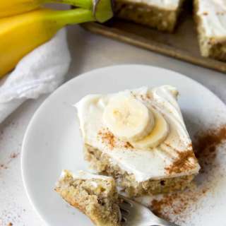 Banana Bars with Cream Cheese Frosting
