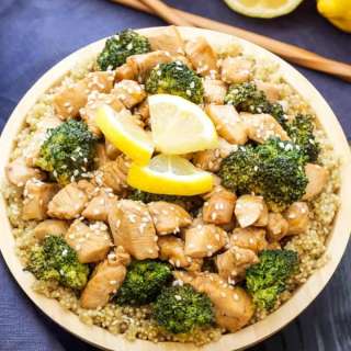 Lemon Honey Chicken and Broccoli Stir Fry