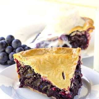Concord Grape Pie
