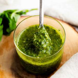 Homemade Basil Pesto Sauce