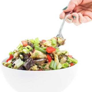 Lebanese Eggpant Salad