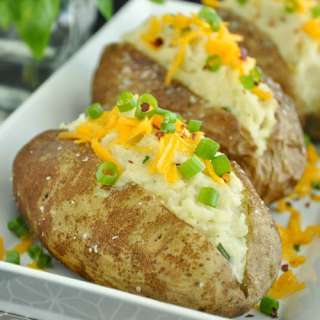 Twice-Baked Whipped Cauliflower Potatoes