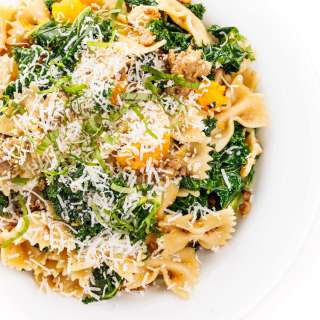 Butternut Squash and Sausage Pasta