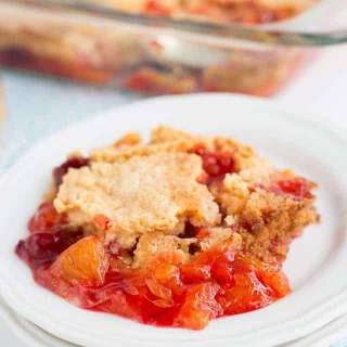 Strawberry Mandarin Orange Dump Cake