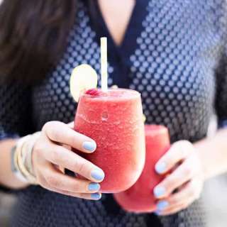 Raspberry Peach Frozen Sangria