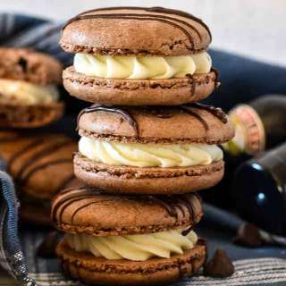 Baileys Chocolate Macarons
