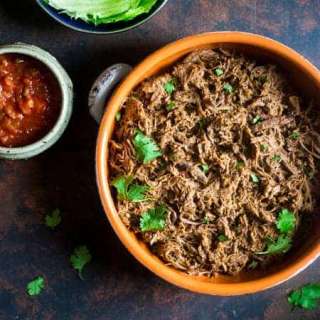 Shredded Slow Cooker Roast Beef