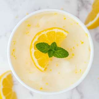 Easy Lemon Sorbet