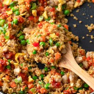 Chicken Quinoa Fried Rice