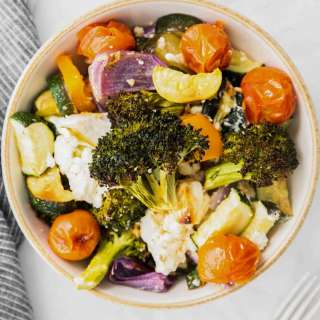 Roasted Vegetables with Feta