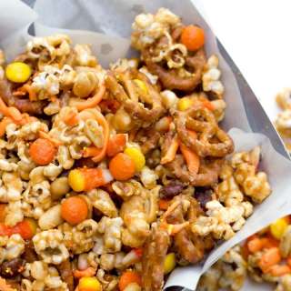Peanut Butter Halloween Popcorn Recipe