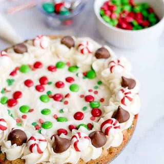 Christmas Sugar Cookie Cake