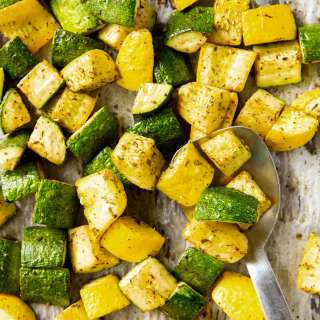 Roasted Zucchini and Squash