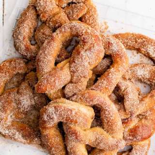 Cream Cheese Stuffed Pretzels