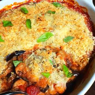Healthy Eggplant Parmesan