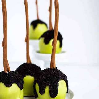 Poison Apple Cake Pops