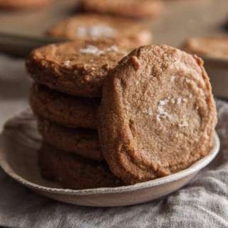 Peanut Butter Sea Salt Cookies