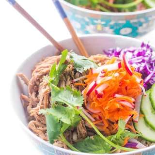Slow Cooker Bahn Mi Rice Bowls