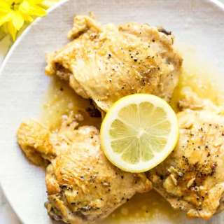 Instant Pot Lemon Garlic Butter Chicken Thighs
