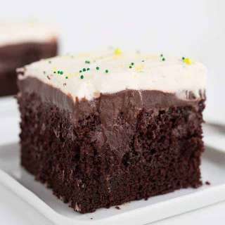 Chocolate Guinness Poke Cake