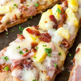 BBQ Hawaiian Flatbread Pizzas