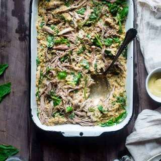 Honey Mustard Slow Cooker Pork Loin and Rice