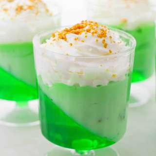 Green Jello Parfaits
