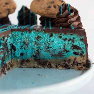 Cookie Monster Cheesecake