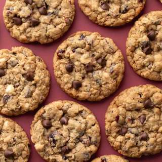 Oatmeal Cranberry Chocolate Chip Cookies