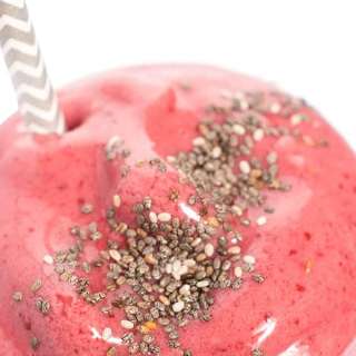 Banana Cherry Smoothie with Chia Seeds