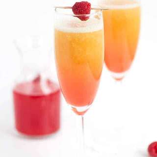Peach Raspberry Bellini