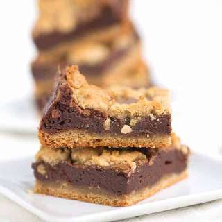 Chocolate Peanut Butter Cheesecake Cookie Bars