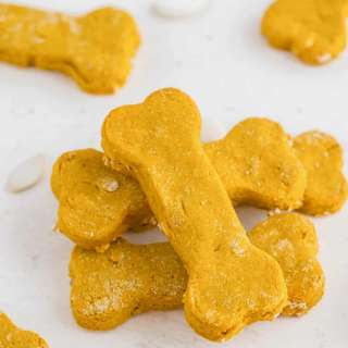 Homemade Peanut Butter Pumpkin Dog Treats