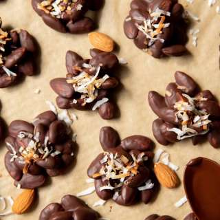 Dark Chocolate Almond Clusters