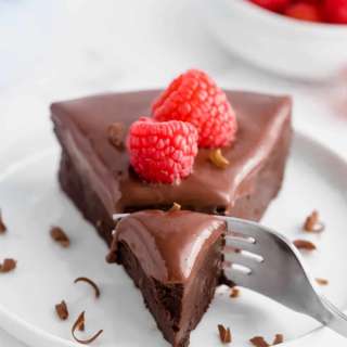 Flourless Chocolate Cake with Chocolate Ganache