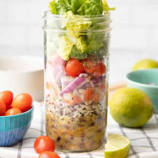 Fiesta Lime Salad in a Jar
