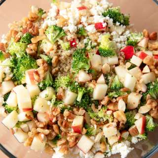 Broccoli Apple Quinoa Salad