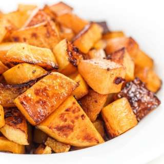 Honey Chipotle Glazed Butternut Squash