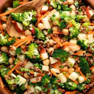 Broccoli Chickpea Apple Salad