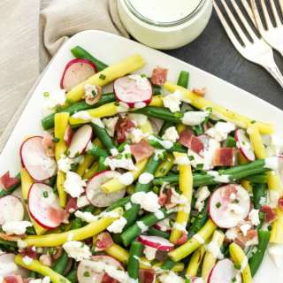Green Bean Salad with Feta and Bacon