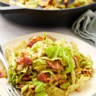 Bacon-Fried Cabbage