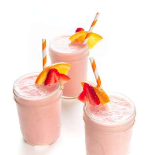 Strawberry Sunrise Breakfast Smoothie