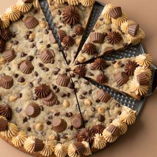 Peanut Butter Cup Cookie Cake