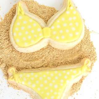 Lemon Cut-out Sugar Cookies with Royal Icing