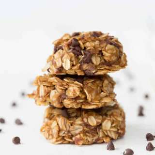 Healthy No Bake Chocolate Peanut Butter Oatmeal Cookies