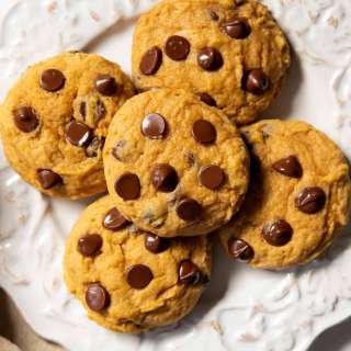 Soft Pumpkin Chocolate Chip Cookies